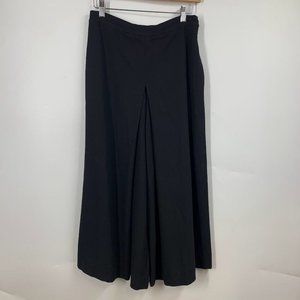 Cos Women's High Waisted Wide Leg Cropped Knit Trousers Size 6